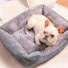 Pet Dog Cat Bed Winter Sleeping Comfy Removable Cushion Bed House House S