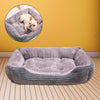 Pet Dog Cat Bed Winter Sleeping Comfy Removable Cushion Bed House House S