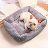 Pet Dog Cat Bed Winter Sleeping Comfy Removable Cushion Bed House House S