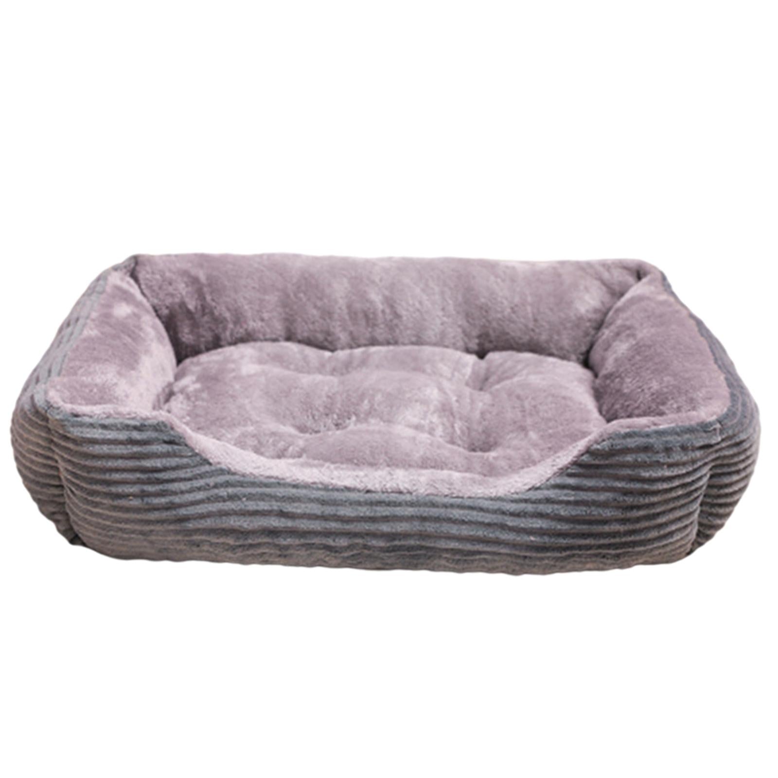 Pet Dog Cat Bed Winter Sleeping Comfy Removable Cushion Bed House House S