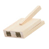 Dough Pressing Tool Gadget Baking Pizza Maker Pastry Tool Kitchen Wood color