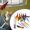 Funny Cat Feather Teaser Wand Toys with 10 Refills Training Toy Pet Supplies