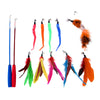 Funny Cat Feather Teaser Wand Toys with 10 Refills Training Toy Pet Supplies