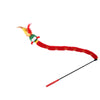 Cute Cat Teaser Wand Stick Rod Interactive Bird Feather Wand Gift Training