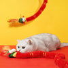 Cute Cat Teaser Wand Stick Rod Interactive Bird Feather Wand Gift Training