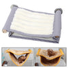 Warm Hamster Hammock Hanging Bed Mouse Ferret Nest Rats Cage Toys Gray