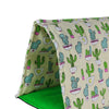 Reptile Hide Bed Rest for Chameleons Terrarium Habitat Decor Accessories Green Cactus