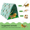 Reptile Hide Bed Rest for Chameleons Terrarium Habitat Decor Accessories Green Cat