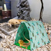 Reptile Hide Bed Rest for Chameleons Terrarium Habitat Decor Accessories Green Cat