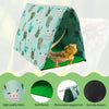 Reptile Hide Bed Rest for Chameleons Terrarium Habitat Decor Accessories Green Cat