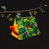 Bird Parrot Parakeet Budgie Hammock Cage Hut Tent Pet Bed Hanging Cave Toy M 23x15x18cm