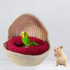 Pet Bird Cotton Nest Cage Soft Warm Tent Parrot Swing Toys Cockatiel Budgie