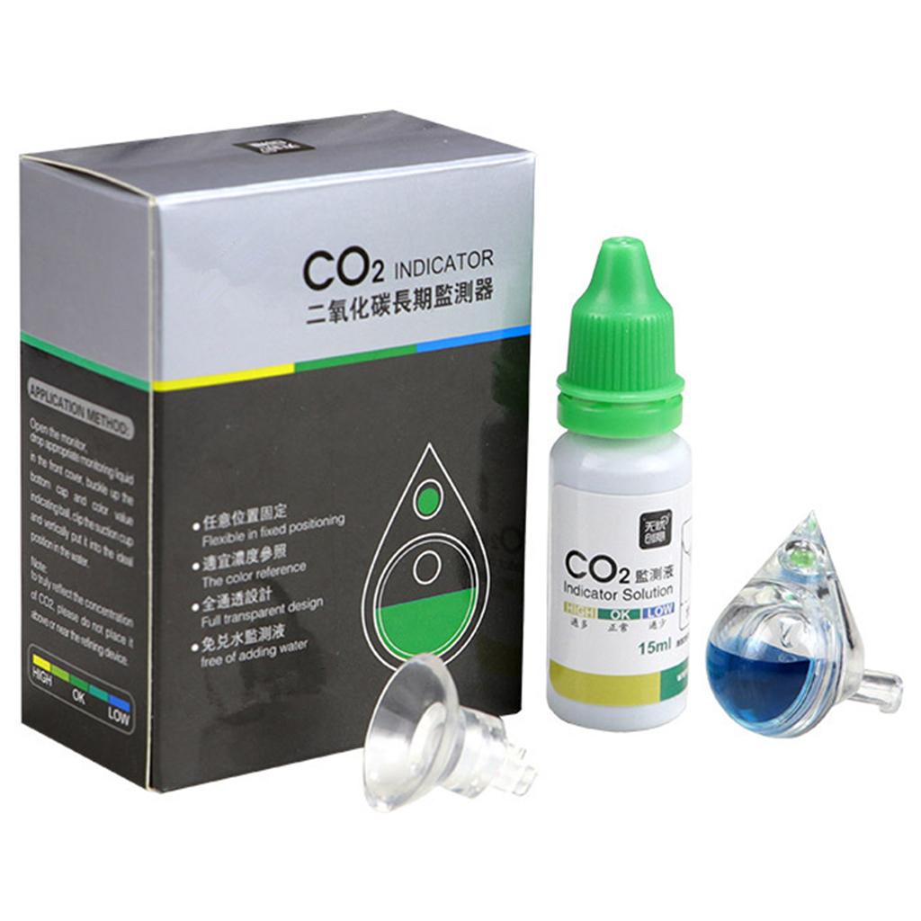 CO2 Drop Checker With Solutions Dual or Single Planted Aquarium Glass