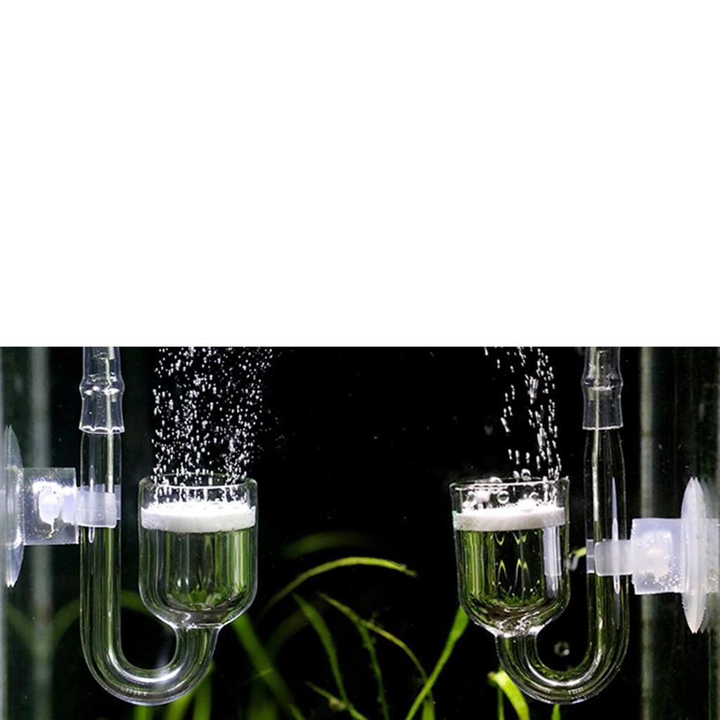 Glass Aquarium CO2 Diffuser Atomiser Connecting Tube Kit for Planted Tank