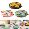 Pet Dog Puzzle Game IQ Training Toy Interactive Food Dispensing Puzzle Plate Blue