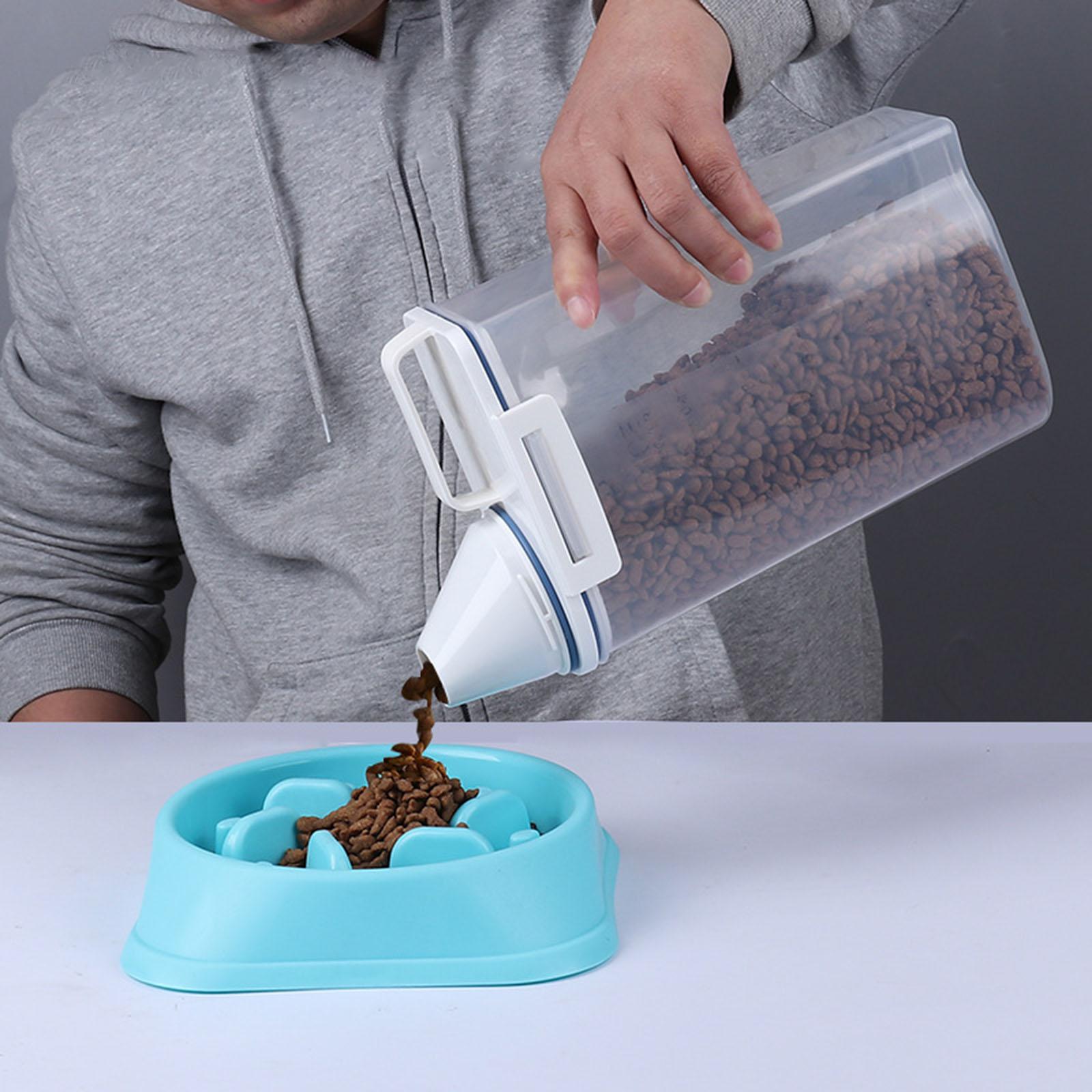 Airtight Pet Dry Food Storage Container Bin Dispenser Feeding Bird Dog Seeds