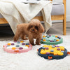 Interactive Pet Dog Food Puzzle Toy Treat Dispensing Dogs Slow Feeder Blue