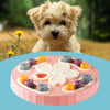 Puzzle Dog Toy Hide Treats Interactive Dog Game Dog Bowl Treats Pet Pink