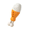 Pet Dog Chew Toys Indestructible for Aggressive Chewers Toothbrush orange