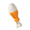 Pet Dog Chew Toys Indestructible for Aggressive Chewers Toothbrush orange