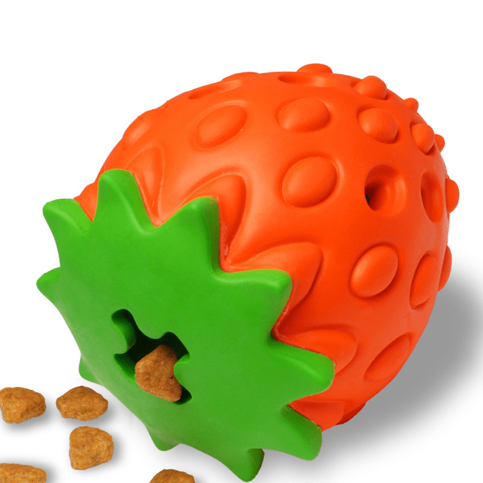 Dog Food Dispenser Pet Treat Slow Feeder Puppy Ball Chew Toy Teeth Cleaning