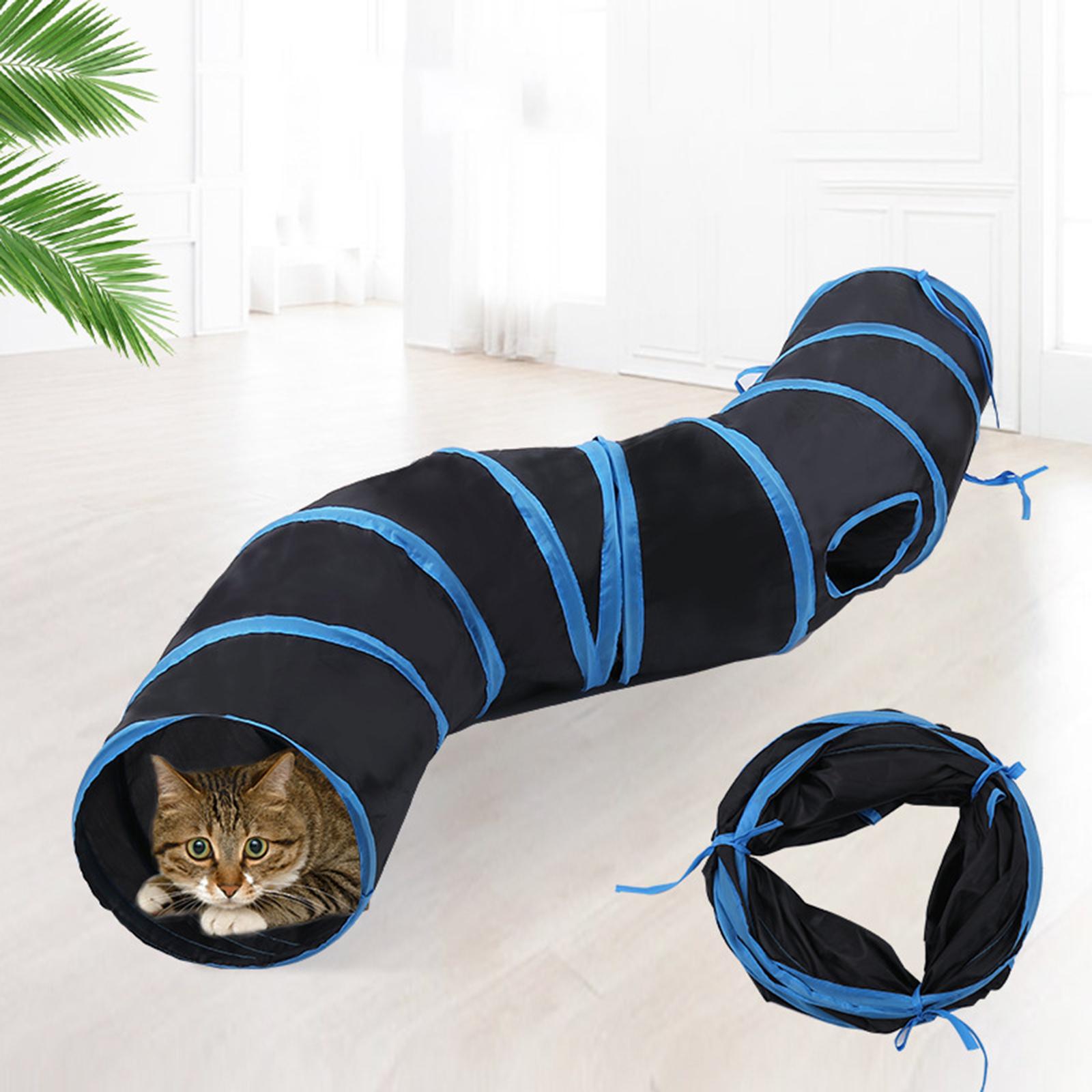 Portable Interactive Toy Collapsible Cat Tunnel for Small Animals Puppy