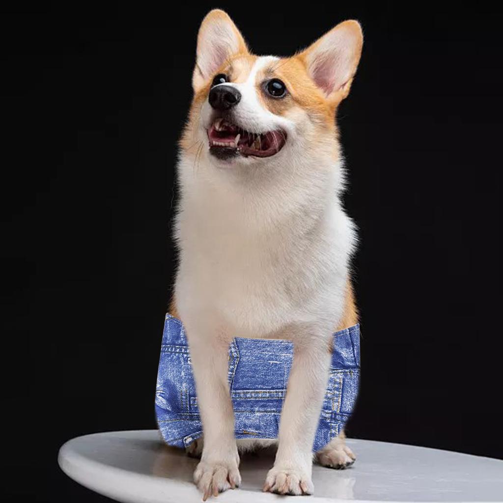 Reusable Male Dog Belly Band Diapers Underpants Sanitary Pants for Doggy M