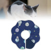 Adjustable Cat Collar Waterproof Comfy for Dog Anti-Bite Protective Wound Constellation S