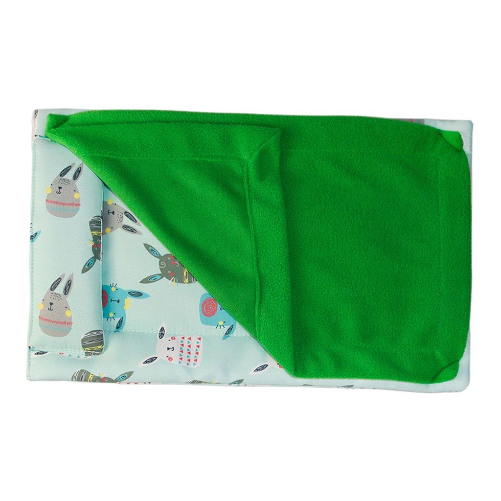 Warm Reptile Sleeping Bag Lizard Bed Mat Gecko Chameleons Supplies Green