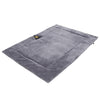 Dog Bed Mat Blanket Pet Crate Cushion Home Travel Puppy Kitten Sleeping Pad Gray M