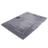 Dog Bed Mat Blanket Pet Crate Cushion Home Travel Puppy Kitten Sleeping Pad Gray M