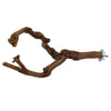 Wood Fork Hanging Parrot Stand Tree Branch Resk Holder Toys Perches Grinding Two Branches