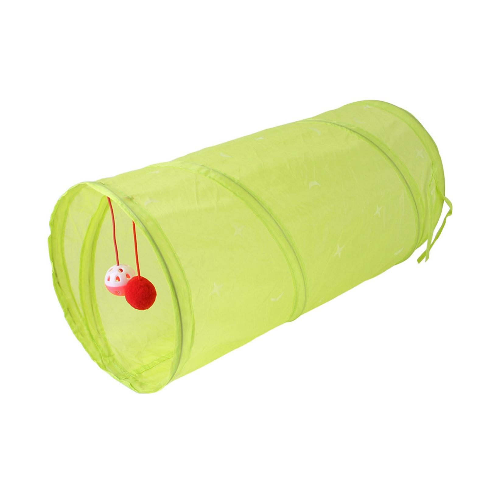 Luminous Cat Tunnel Collapsible Interactive Toys Channel for Playing Tubes