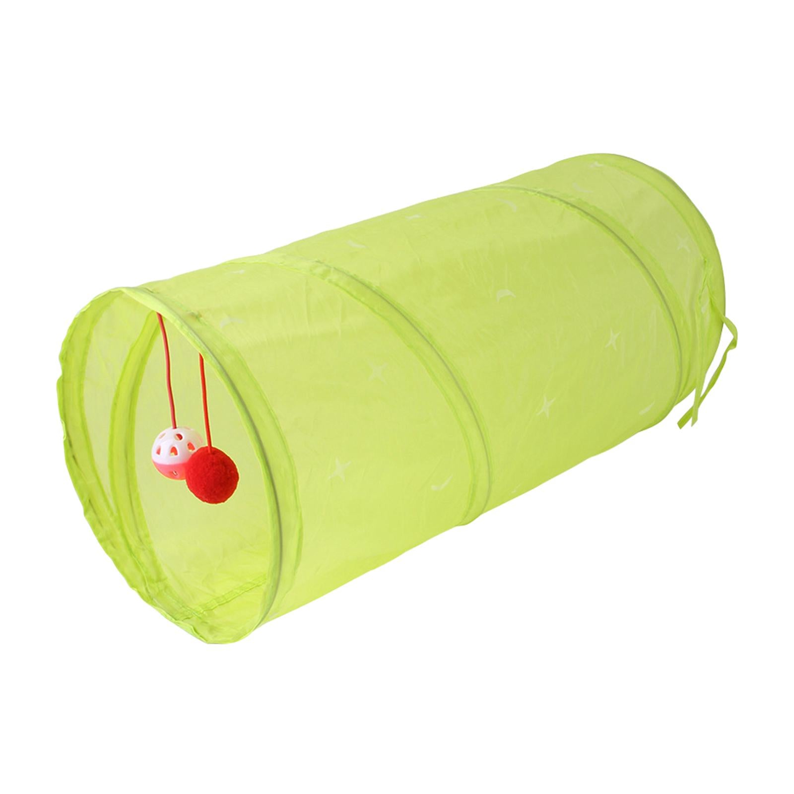 Luminous Cat Tunnel Collapsible Interactive Toys Channel for Playing Tubes