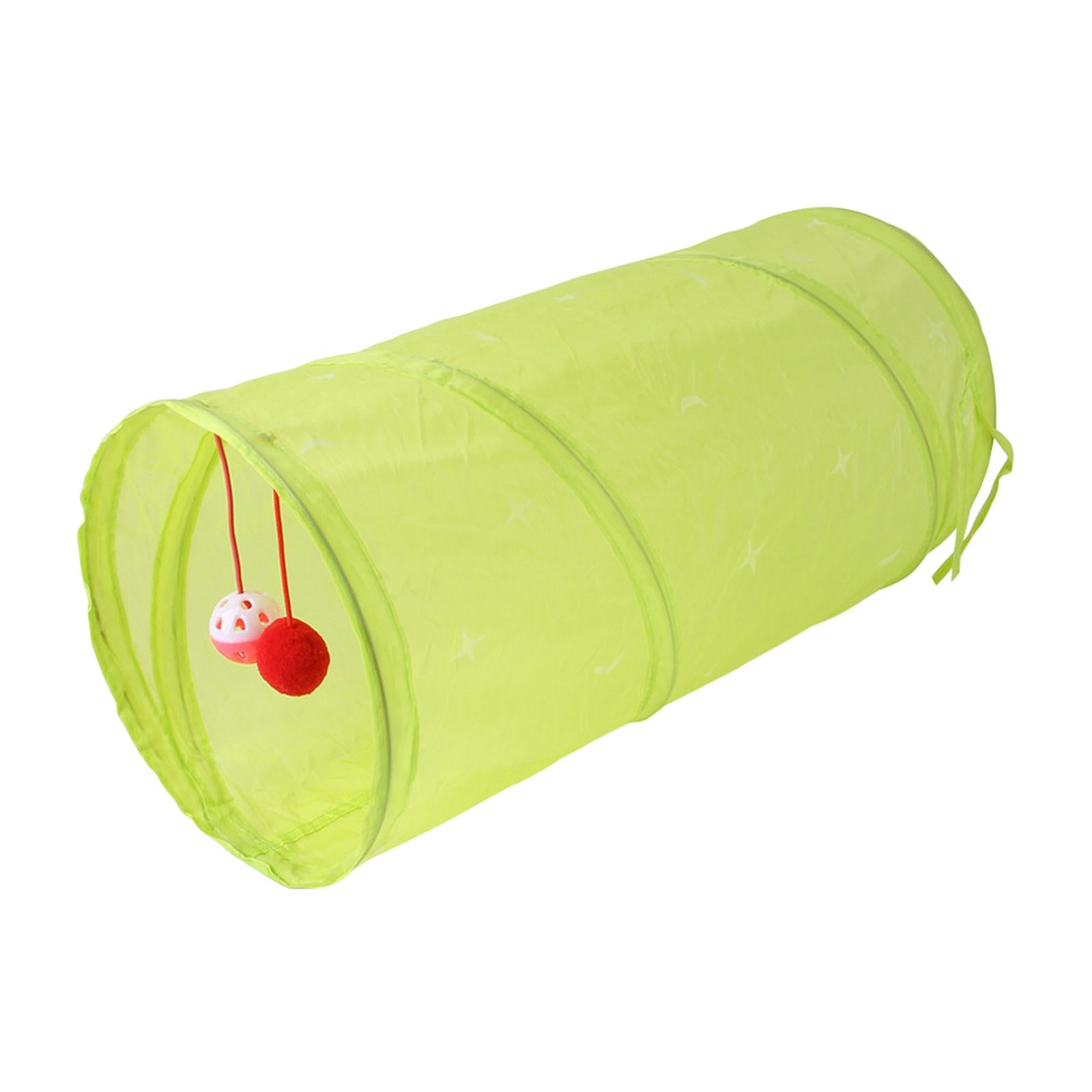 Luminous Cat Tunnel Collapsible Interactive Toys Channel for Playing Tubes