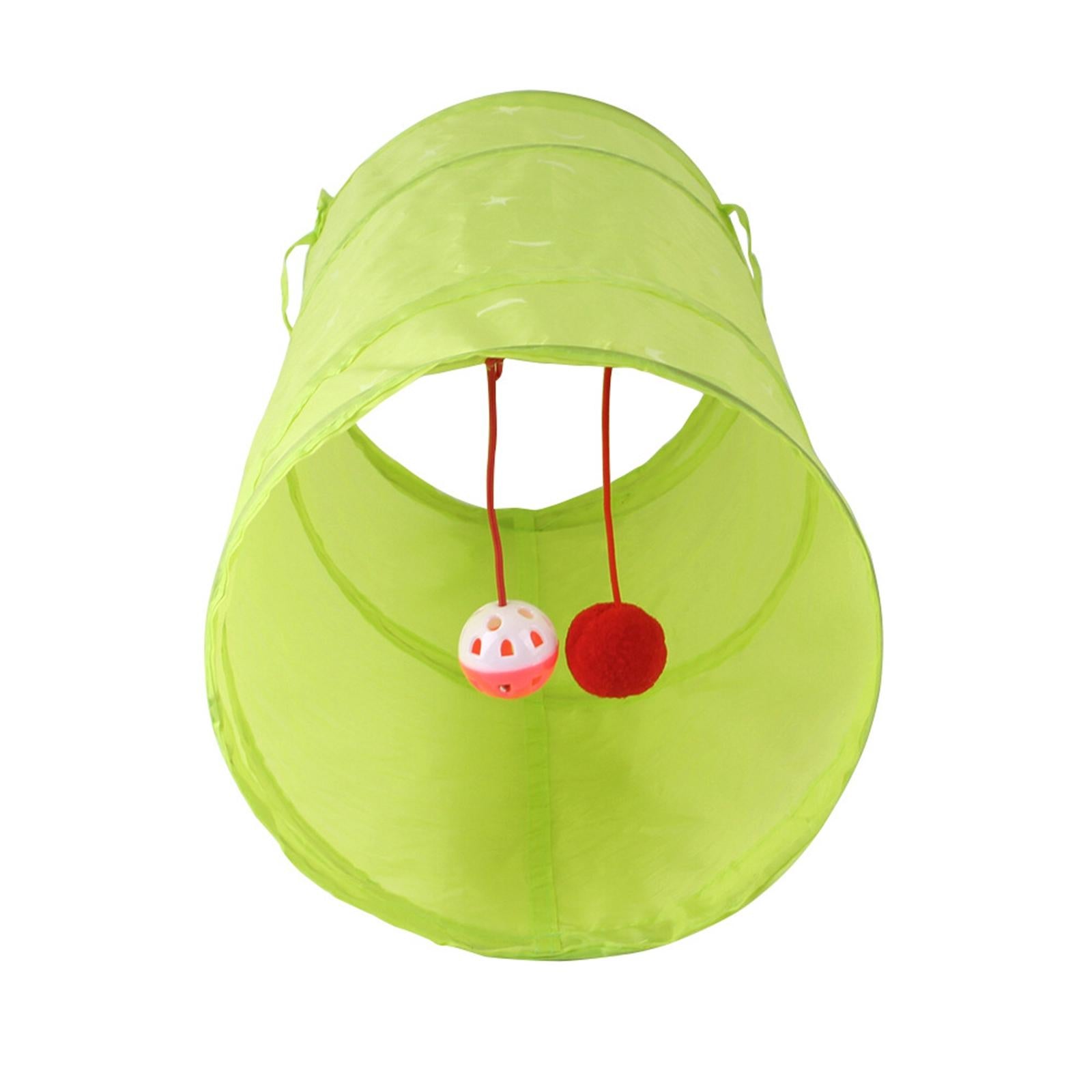 Luminous Cat Tunnel Collapsible Interactive Toys Channel for Playing Tubes