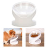 1Pc Raised High-foot Cat Food Bowl Reduce Stress Free Pet Feeder and Waterer