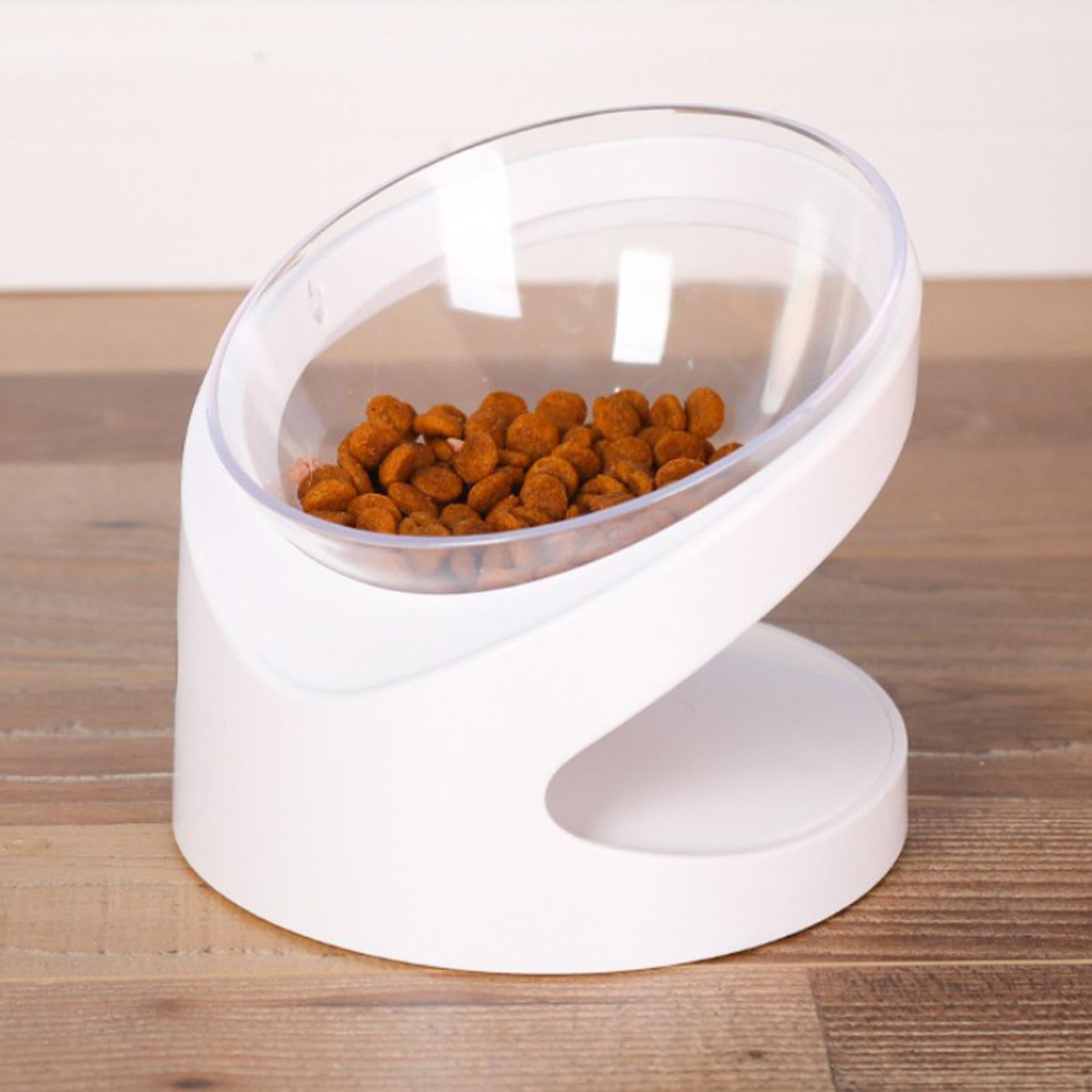 1Pc Raised High-foot Cat Food Bowl Reduce Stress Free Pet Feeder and Waterer