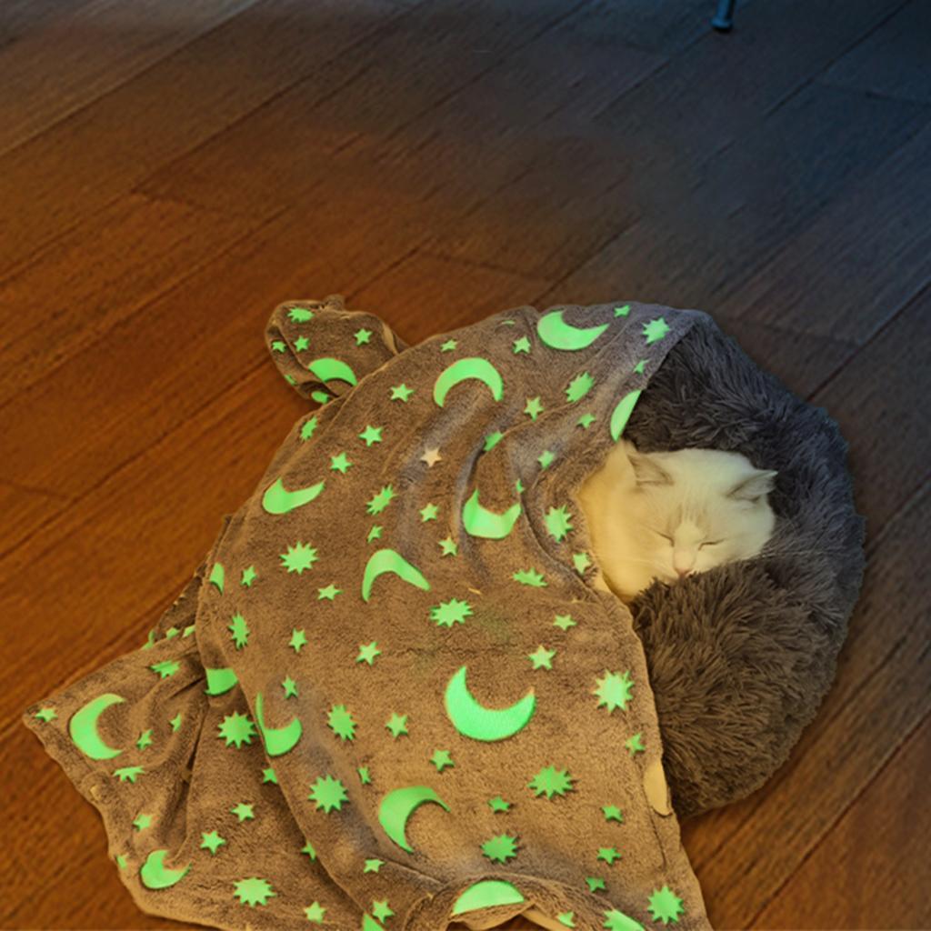 Cosy Pet Luminous Blanket Cat Dog Bed Fleece Glow for Kitten Accessories L