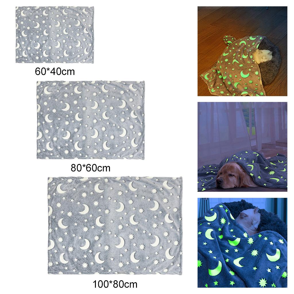 Cosy Pet Luminous Blanket Cat Dog Bed Fleece Glow for Kitten Accessories S