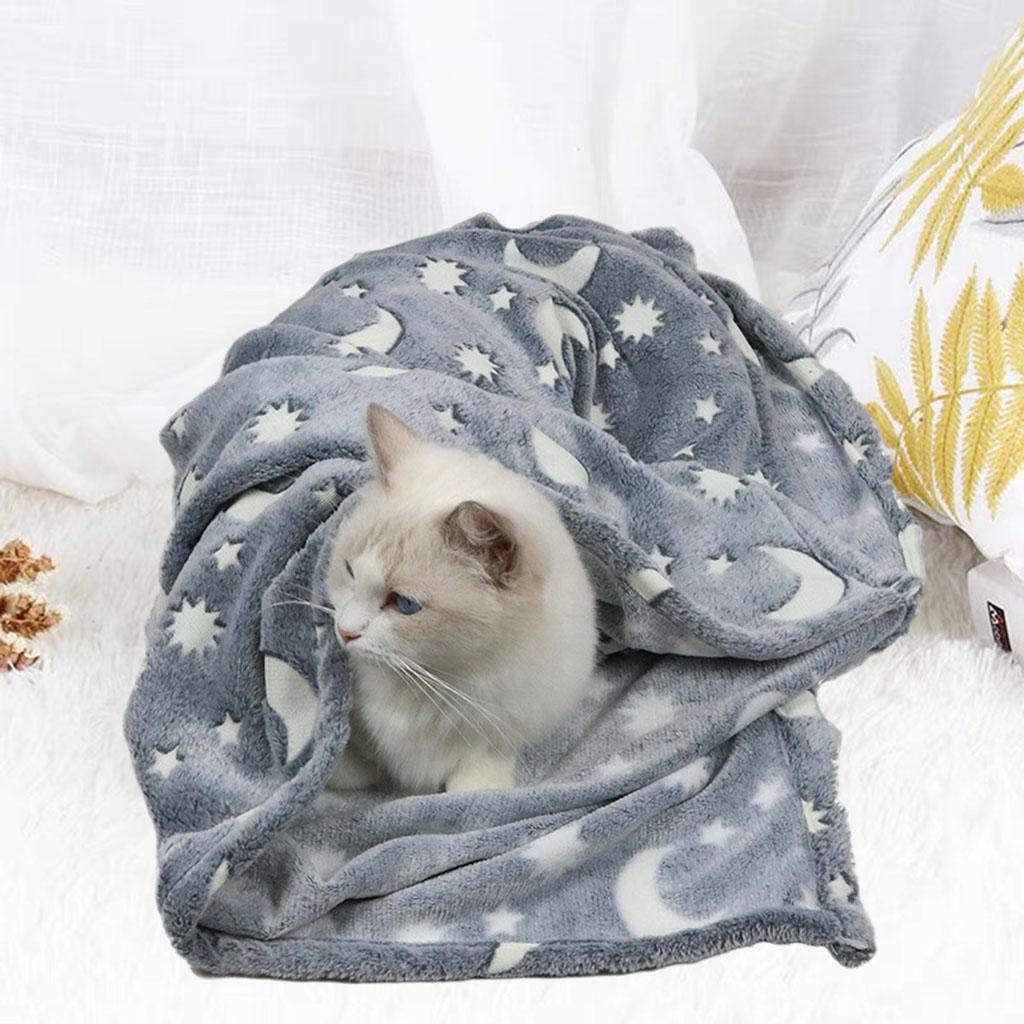 Cosy Pet Luminous Blanket Cat Dog Bed Fleece Glow for Kitten Accessories S