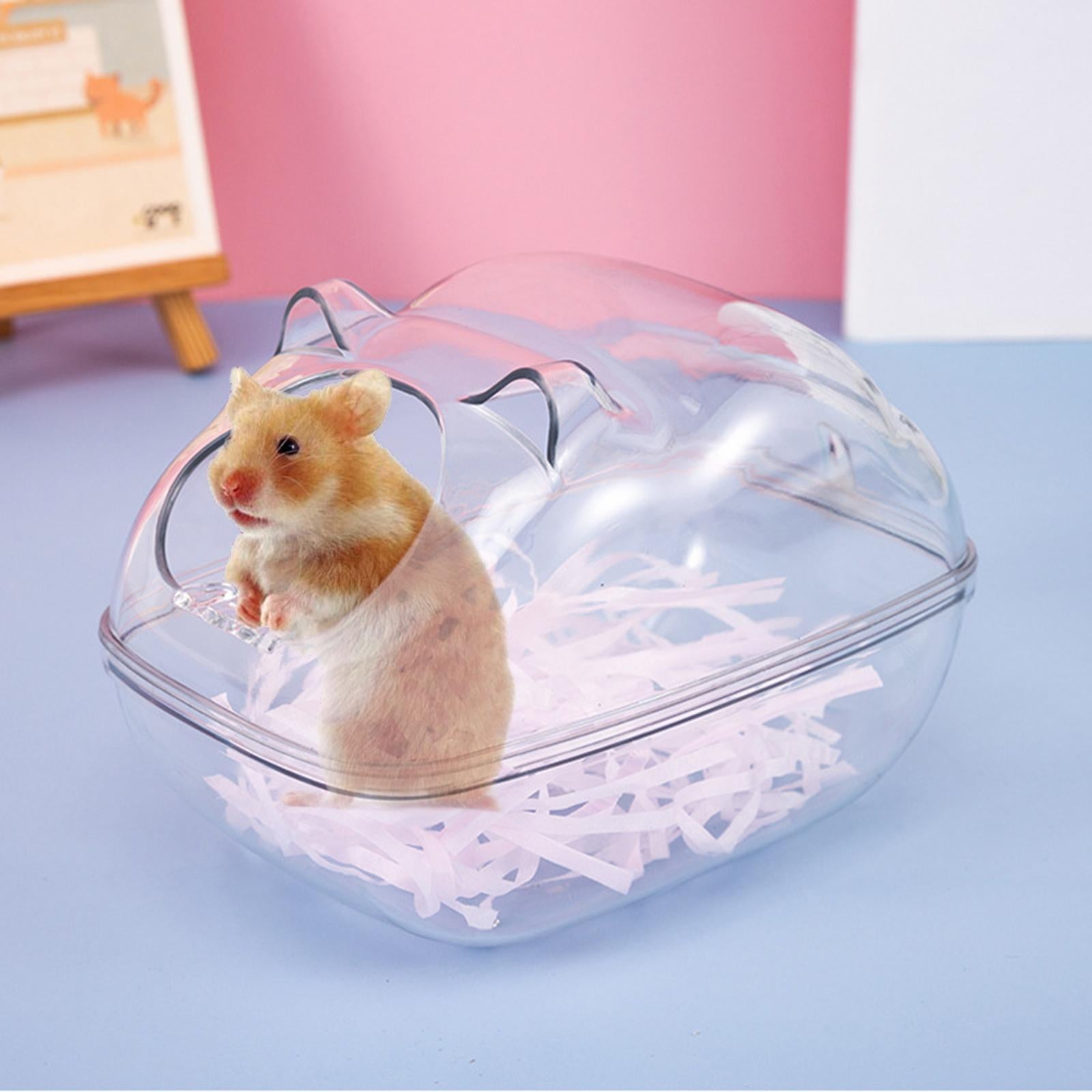 Hamster Sand Bathroom Plastic Sand Bath Container Sand Box Bathing Sand Bowl 16x11x12 CM