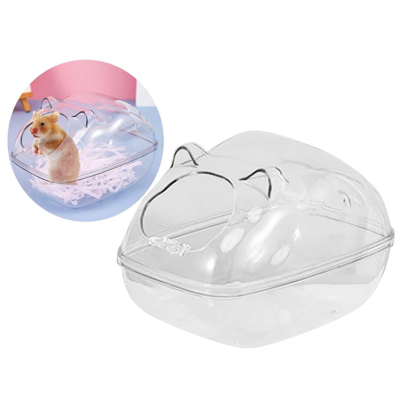 Hamster Sand Bathroom Plastic Sand Bath Container Sand Box Bathing Sand Bowl 16x11x12 CM