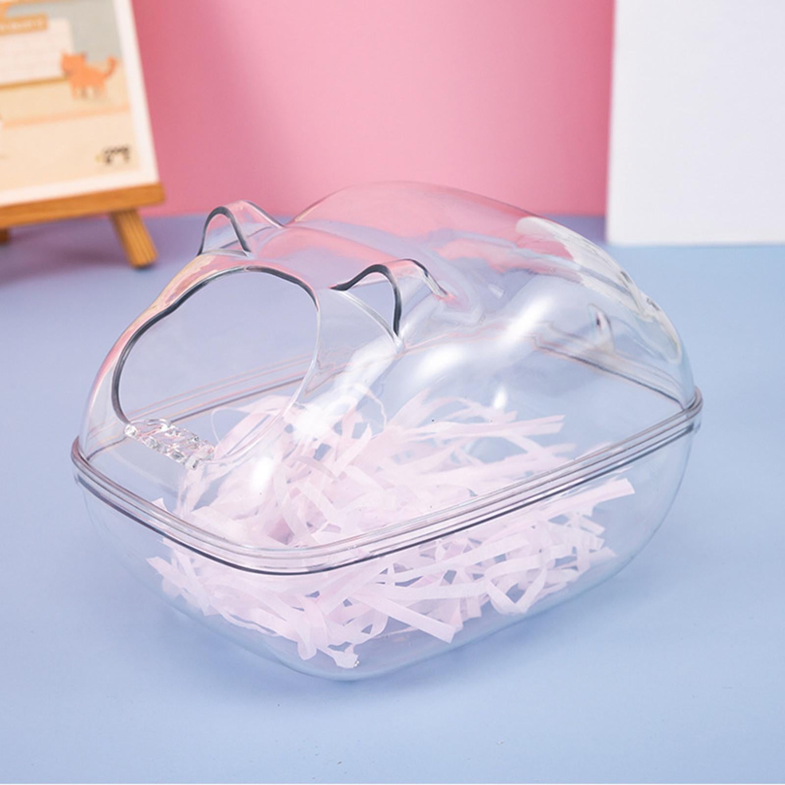 Hamster Sand Bathroom Plastic Sand Bath Container Sand Box Bathing Sand Bowl 16x11x12 CM