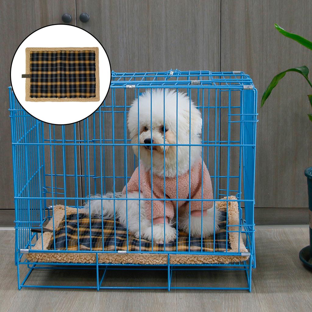 Soft Dog Bed Pet Cushion Mattress Soft Crate Mat Warm Nest Washable 55x43cm