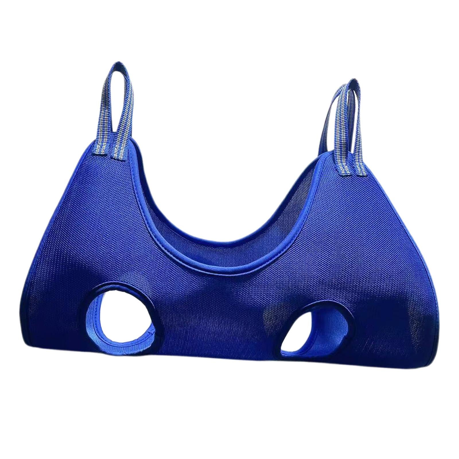 Pet Grooming Hammock Helper Restraint Bag Useful Tools for Nail Trimming Blue M