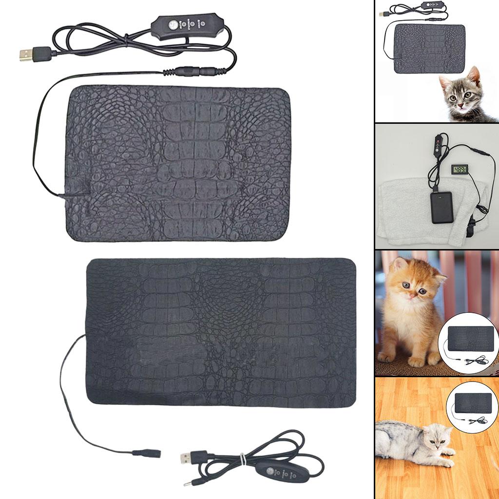 USB Reptile Heat Pad Small Waterproof for Lizard Spider Tortoise 15x22cm