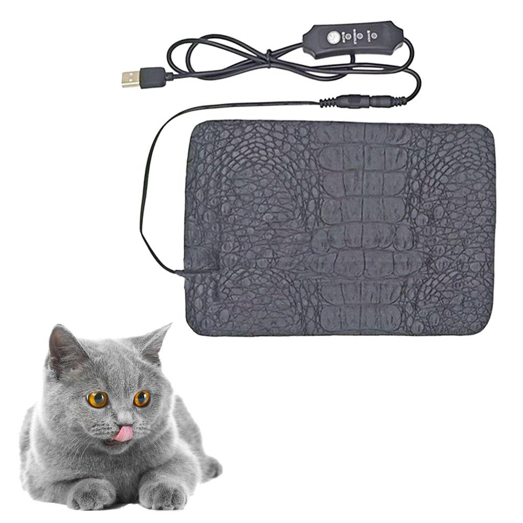 USB Reptile Heat Pad Small Waterproof for Lizard Spider Tortoise 15x22cm