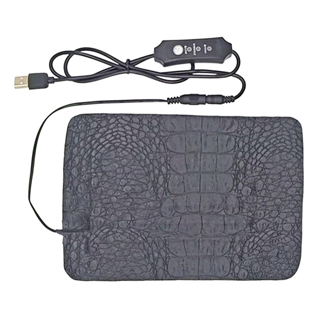 USB Reptile Heat Pad Small Waterproof for Lizard Spider Tortoise 15x22cm