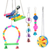 Bird Chewing Toy Pet Supplies Funny Bite Resistant Training Toys Ornaments Big Ball 5 Pieces